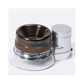 Lupa vaso 15 MM. 20X LED