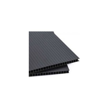 Coroplast negro 4 mm 700 g 1.22X2.44 m - Placa