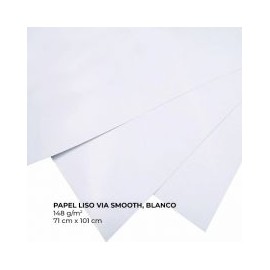 Papel liso Via Smooth color blanco 148 g/m2