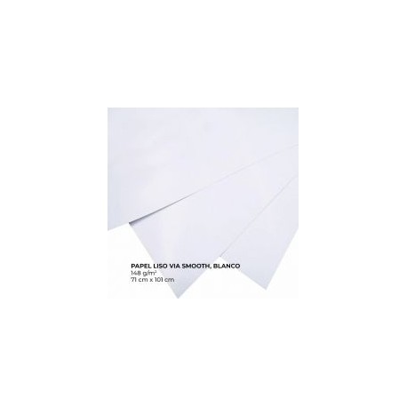 Papel liso Via Smooth color blanco 148 g/m2