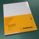 Paquete de hojas opalina tamaño carta blanco