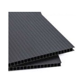 Coroplast negro 4 mm 700 g 1.22X2.44 m - Placa