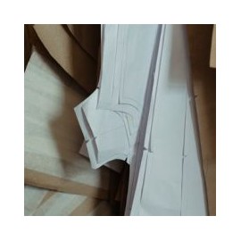 Papel trazo textil gris para plotter