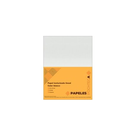Lineal blanco Pochteca 90g carta 60 hojas