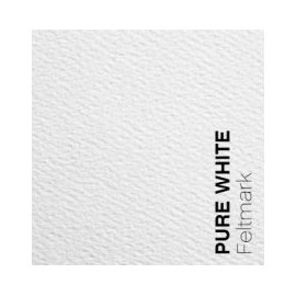 Papel de textura rugosa Loop Feltmark color blanco