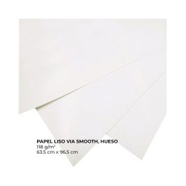 Papel liso Via Smooth color hueso